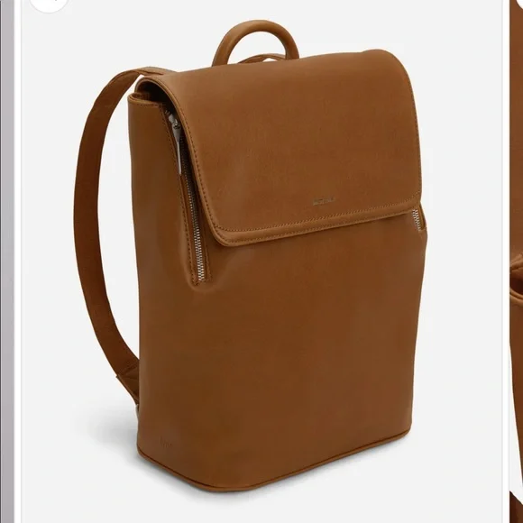 Fabi Vintage Vegan Backpack- Chili Cllour - Picture 2 of 6